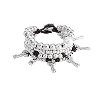 Ein Armband de50 de Tu Casa o de meine Haut und Draht-Anhänger