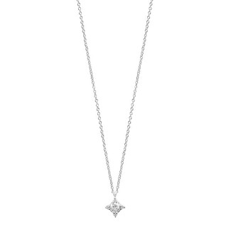 Leuchtende Kollektion Halskette Salvini in Weißgold und Diamanten-20072885