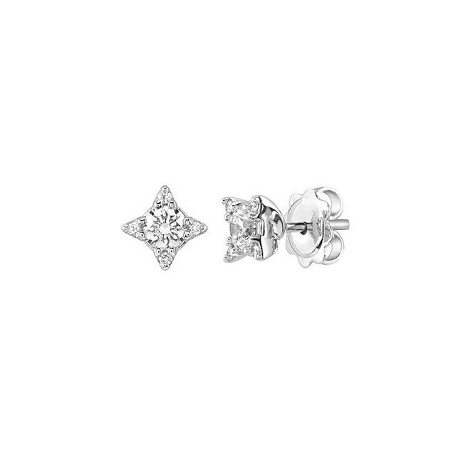 Luminous collection earrings Salvini in white gold and diamonds-20072931