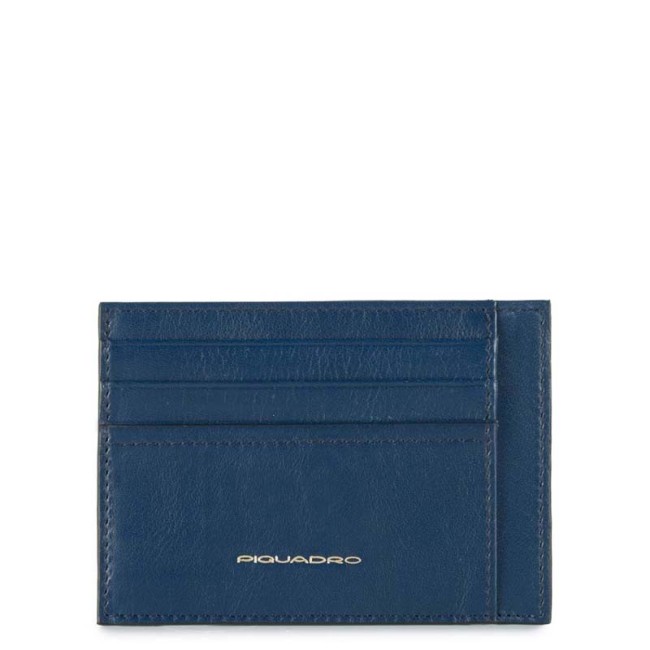 Credit card holders ARCHIMEDES-PP2762IT5/blue line Piquadro