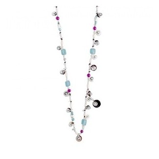 Collana metallo e vetro Uno de50 Esmeralda - COL1138MCLMTL0U