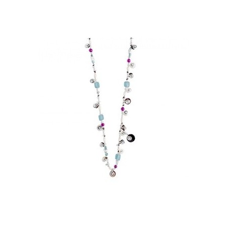 Collana metallo e vetro Uno de50 Esmeralda - COL1138MCLMTL0U