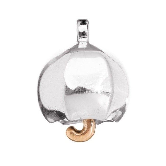 Queriot-F16A04OMB Glocke Silber Civita von Sonnenschirm