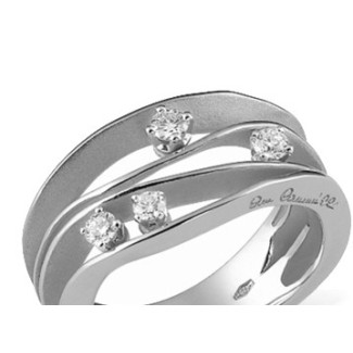 Cammilli Dune Ring aus Weißgold und Diamanten – GAN0778W 2