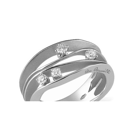 Cammilli Dune Ring aus Weißgold und Diamanten – GAN0778W