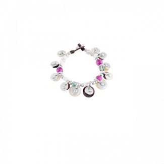Bracciale Esmeralda multicolor Uno de50 - PUL1535MCLMTL