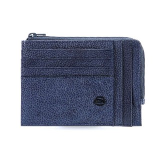 P15PLUS-Line PU1243P15S/blau Beutel Piquadro Geldbörse