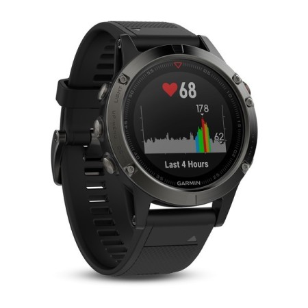 Garmin watch Fenix5 Gray Smartwatch Blak