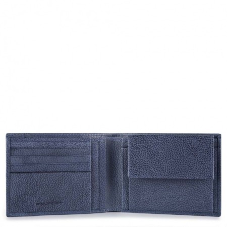 Portafoglio uomo Piquadro linea P15PLUS - PU257P15S/BLU