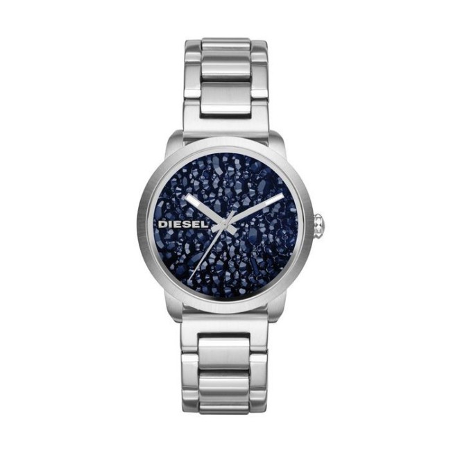 Diesel Womens swarovski crystal case Blue Flare-DZ5522