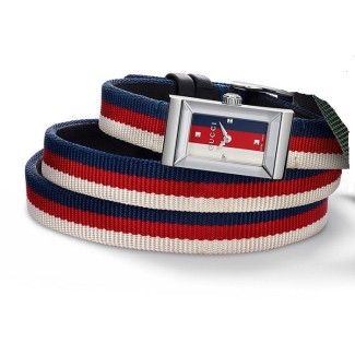 Gucci G-Frame rectangular fabric Collection-YA147502