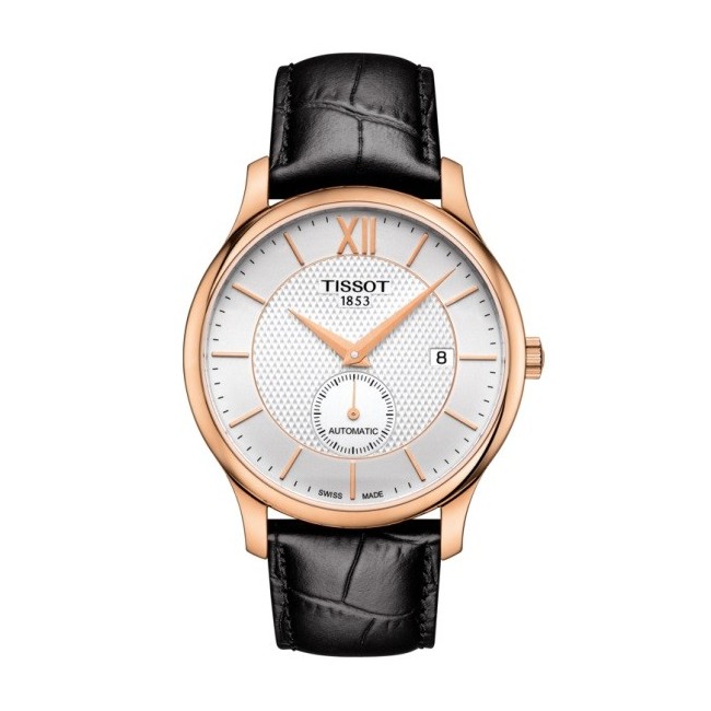 Tissot Uhr Tradition kleine zweite automatische Rosé-T0634283603800
