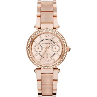 Orologio donna Michael Kors Parker rosè con swarovski - MK6110