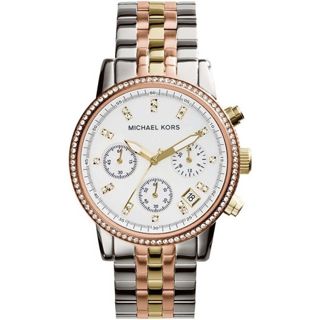 Michael Kors Womens Ritz multicolor Kronos ebnen-MK5650