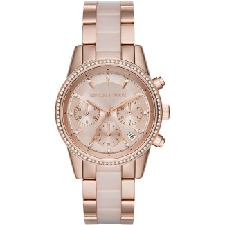 Michael Kors Womens Ritz plated Rosé-MK6307