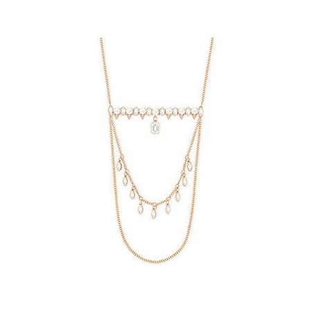 Swarovski Collana Gangster placcata cristalli e perle - 5265345