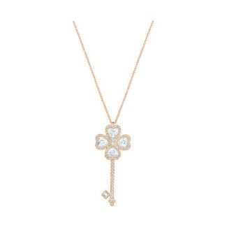 Swarovski Pendant Deary Key key necklace Rosé-5345156