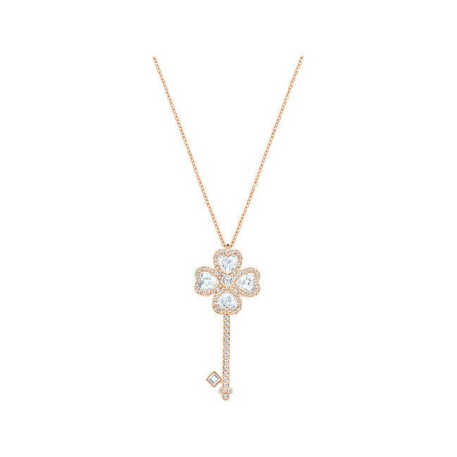 Swarovski Pendant Deary Key key necklace Rosé-5345156