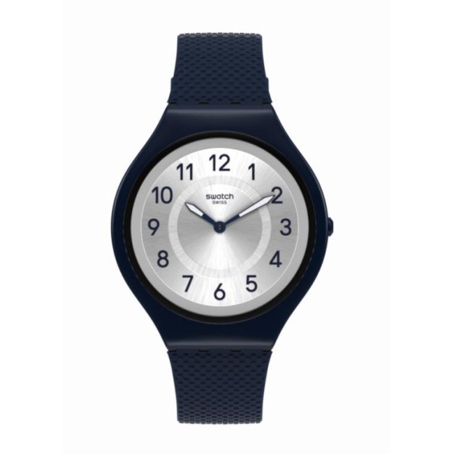 Orologio Swatch Skinnight linea Skin silicone blu - SVUN101