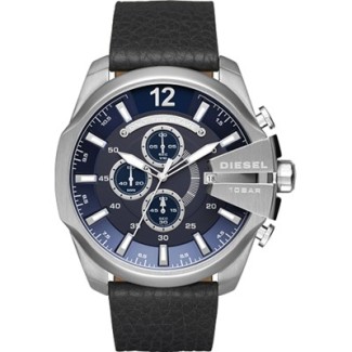 Diesel chronograph black and blue-line Mega Chief DZ4423
