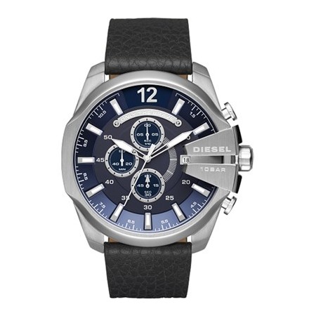 Diesel chronograph black and blue-line Mega Chief DZ4423