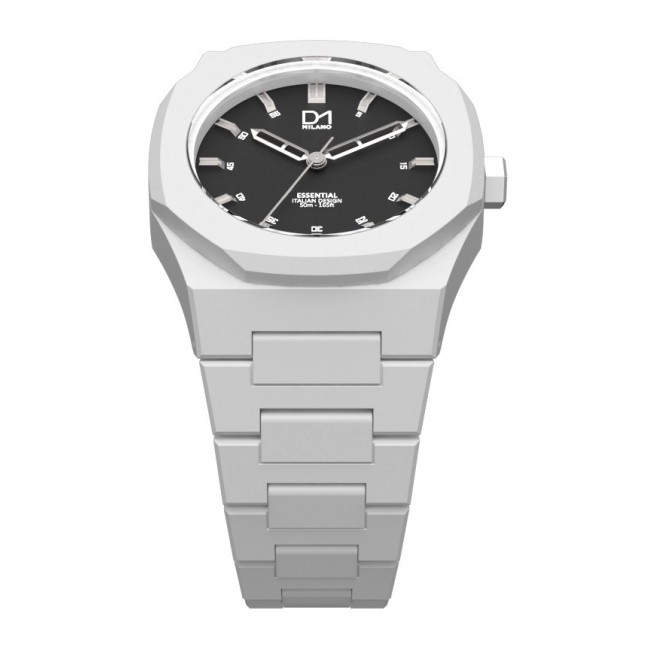 Watch white octagonal ring-Milan line D1 Essential ES03