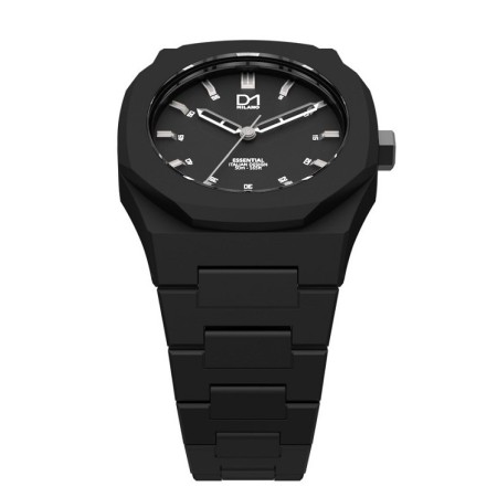 Watch Black octagonal ring-Milan line D1 Essential ES01