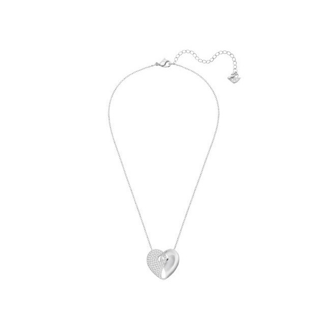 Swarovski necklace Guardian, Media, white heart pave
