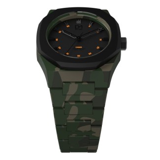 Camouflage Camo achteckigen Ring Linie D1 Mailand Uhr