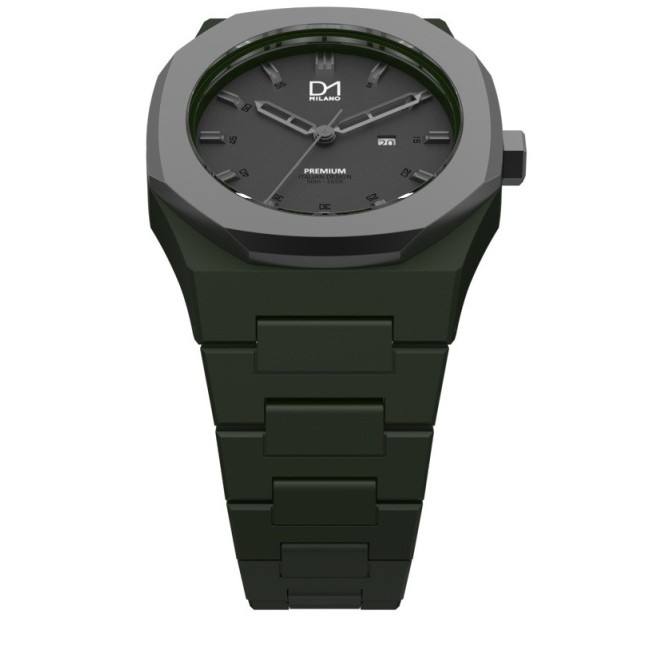 Octagonal bezel Watch Black Black Premium line D1 Milan-PR04