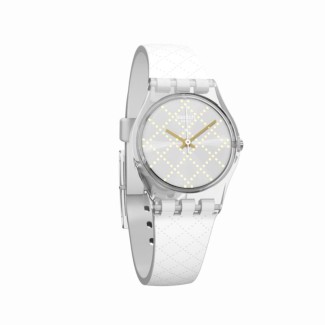 Orologio Swatch Originals Gent Materassino impunturato bianco