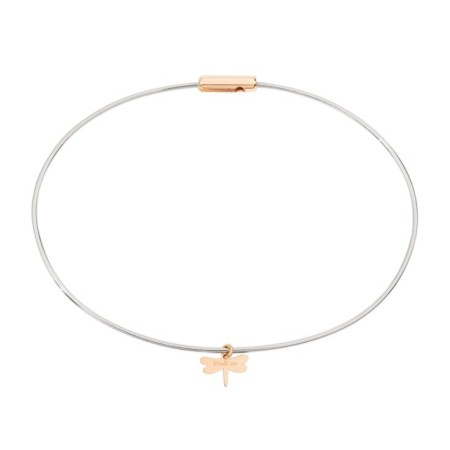 Civita Queriot Mon Histoire Stahl Armband mit Libellula Ma Liberté