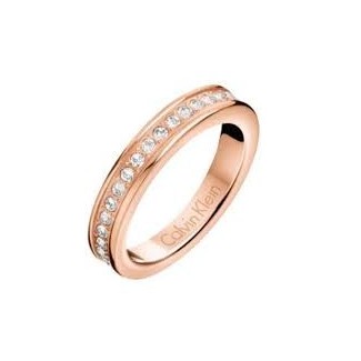 Anello Calvin Klein donna Hook rosè e swarovski - KJ06PR140107