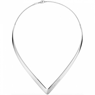 Calvin Klein Frauen Umriss Armreif Halskette - KJ6VMJ000100