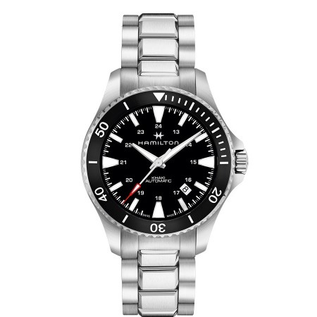 Khaki Navy Scuba Uhr Schwarz Automatik Helm - H82335131