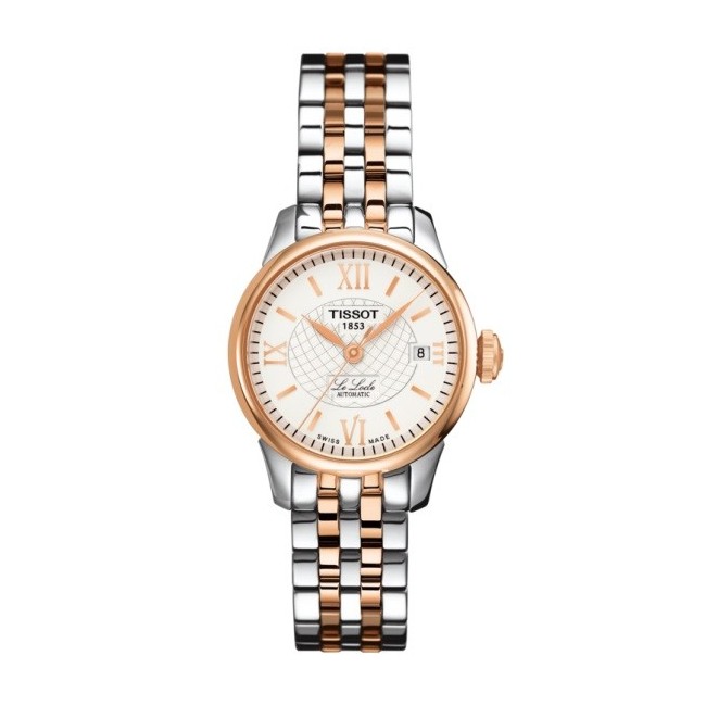 Ladies watch Le Locle Lady Automatic bicolor rosé stainless steel
