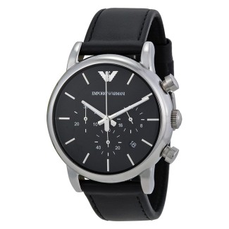 Chronograph Man Leather Armani Classic AR1733