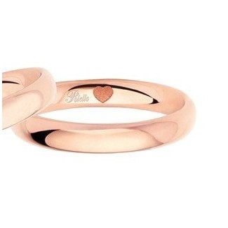 Faith Pink gold plank with inner heart - L2977UR