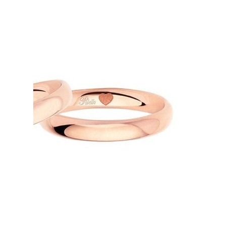 Faith Pink gold plank with inner heart - L2977UR