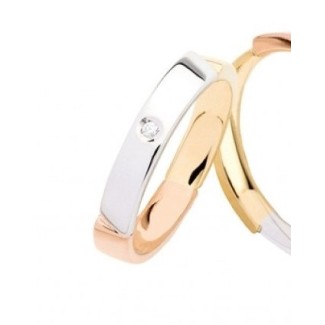 Faith Polello Linie Moment in drei Diamanten und Diamanten - L2982DBGR