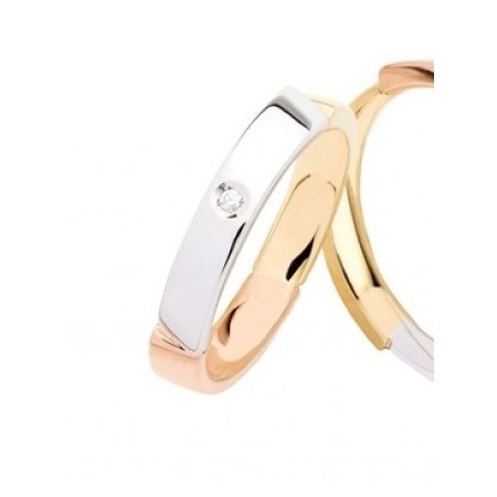 Faith Polello line Moment in three diamonds and diamonds - L2982DBGR