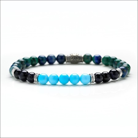 Men's Tassel Bracelet multicolor elastic - CAPRI SEA