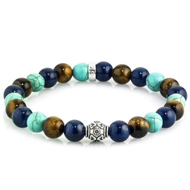 Elastische multicolor elastische Frau Quaste Armband - COLORADO