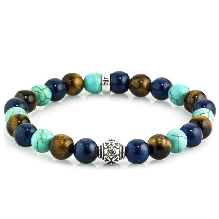 Elasticated multicolor elastic woman tassel bracelet - COLORADO