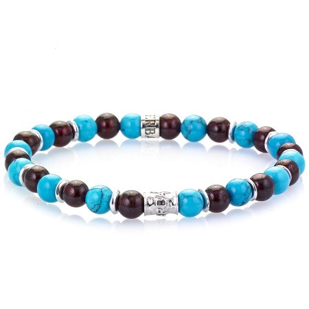 Elastic Turquoise Women's Tassel Bracelet - KEVIN