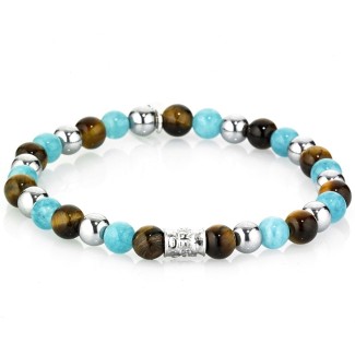 Bracciale Gerba uomo donna multicolor elastico - DYLAN