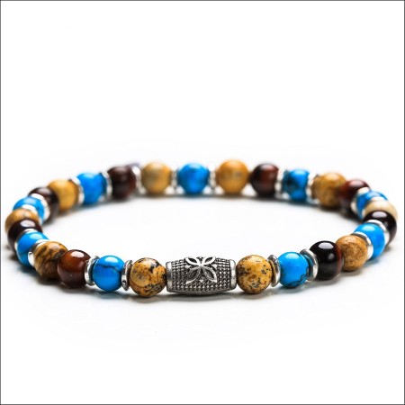 Elastisches Multicolor Elastisches Damen Gerba Armband - SAHARA