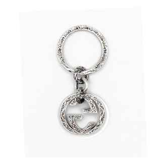 Silber Gucci Schlüsselanhänger Interlocking Schlüsselanhänger - YBF45530800100U