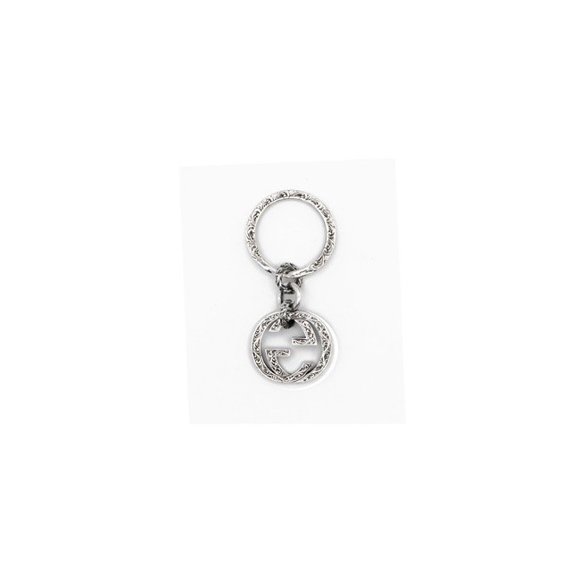Portachiavi in argento Gucci linea Interlocking - YBF45530800100U