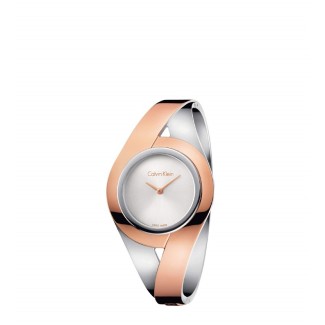 Uhr cK bicolor Sensual Pink Stahl Armreif - K8E2M1Z6